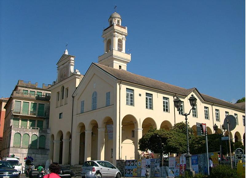 The exterior of the Clarisse Auditorium.